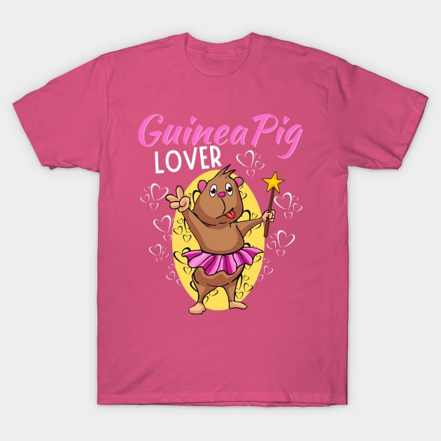 Guinea Pig Lover T-Shirt by Ashley-Bee